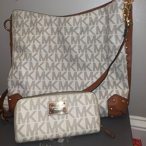 Michael Kors purse and wallet